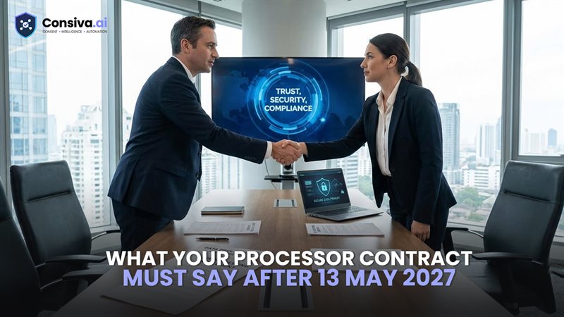 What a DPDP data processing agreement must say