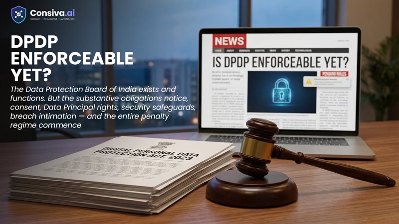 Is the DPDP Act enforceable yet — commencement dates