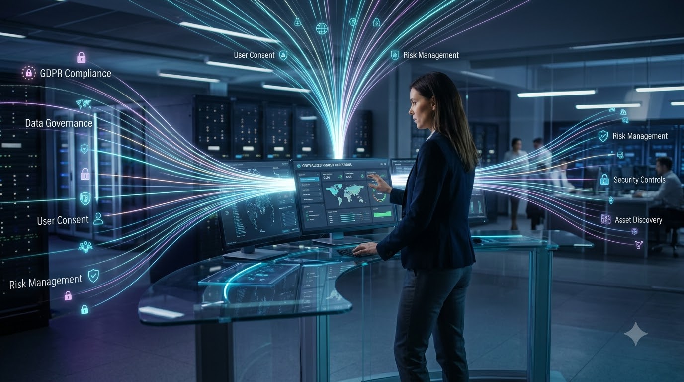 How privacy management software centralizes data privacy operations
